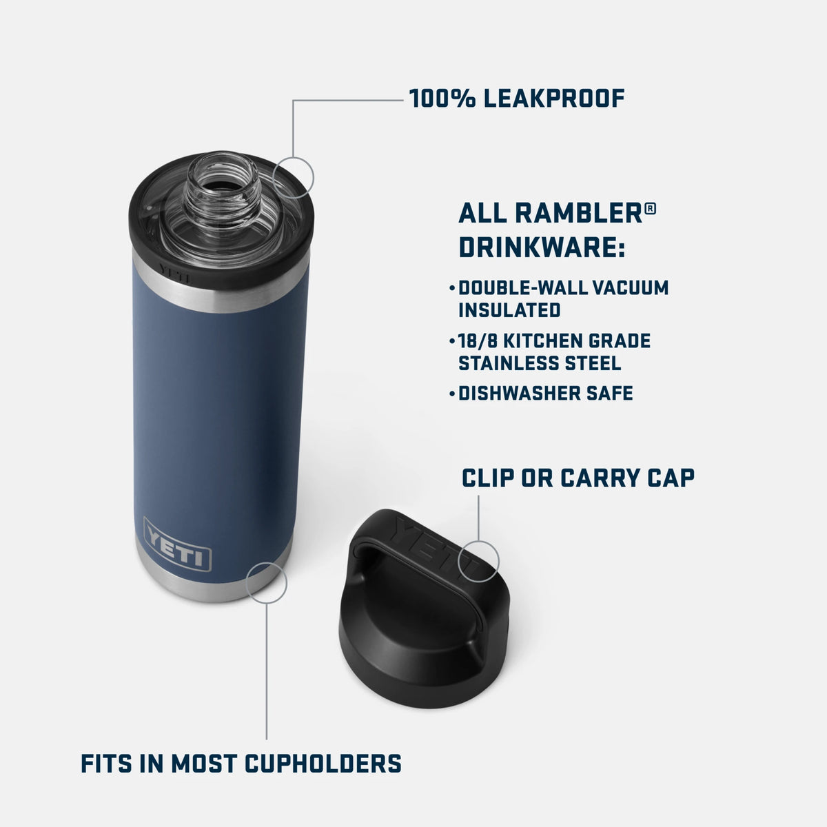 18 oz Water Bottle - US 7642